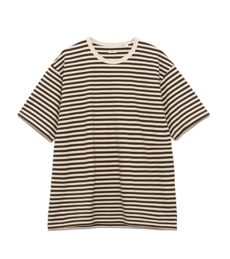 Picture No.1 of nanamica nanamica COOLMAX Stripe Jersey Tee S25SH120 8153