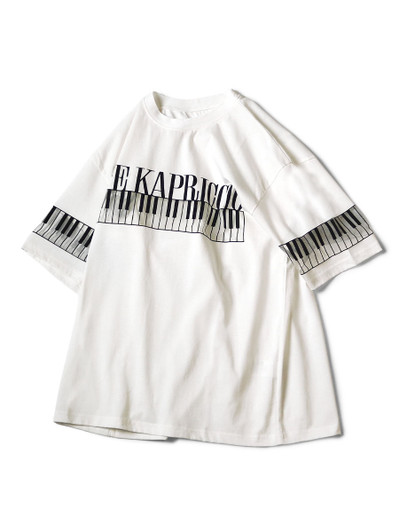 Picture No.1 of KAPITAL Opal Jersey Crew T-Shirt (LIFE KAPRICCIO Piano pt) K2504SC170
