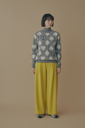 Picture No.1 of minä perhonen forest card Knit Pullover 2025-26 a/w ADA8042