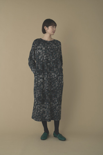 ワンピース mina perhonen lehti Dress 2022aw minä perhonen Dress Online Shop to Worldwide