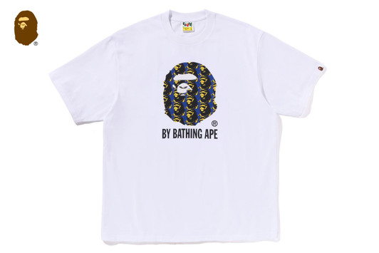 Picture No.1 of BAPE APE HEAD PATTERN BY BATHING APE RELAXED FIT TEE 1L80-110-309