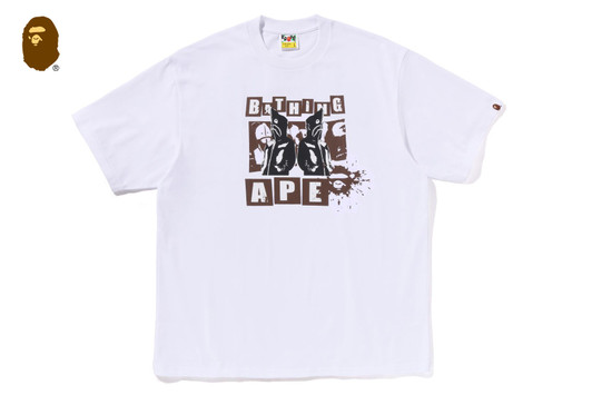 Picture No.1 of BAPE GRAFFITI BAPE LOGO RELAXED FIT TEE #2 1L80-110-342