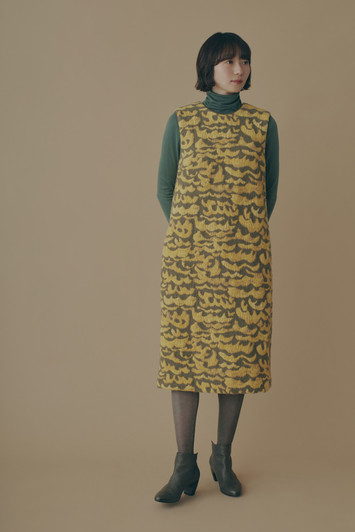 ワンピース mina perhonen lehti Dress 2022aw minä perhonen Dress Online Shop to Worldwide