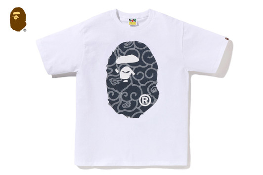 Picture No.1 of BAPE JAPANESE CLOUD CAMO BIG APE HEAD TEE 1L80-110-045