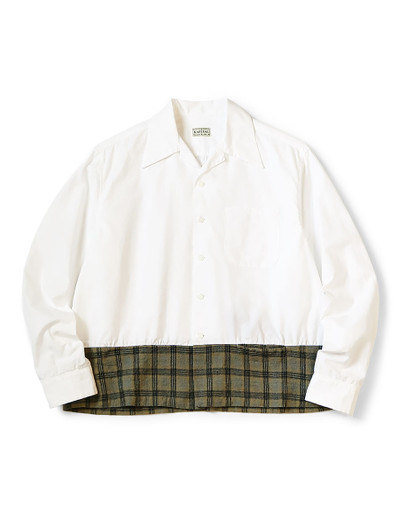 Picture No.1 of KAPITAL OX x Wool Check Dog-bite Open-Collar Shirt K2508LS020