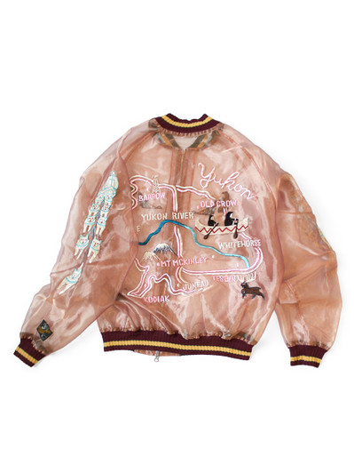 Picture No.1 of KAPITAL Sheer Pearl Mosquito Guard Souvenir Jacket (YUKON) K2509LJ075