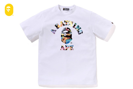 Picture No.1 of BAPE ART CAMO COLLEGE TEE 1L80-610-035