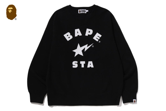 Picture No.1 of BAPE BAPE STA CREWNECK SWEATSHIRT 1L70-113-002