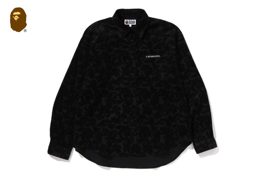 Picture No.1 of BAPE SOLID CAMO CORDUROY RELAXED FIT LS SHIRT 1L80-131-004