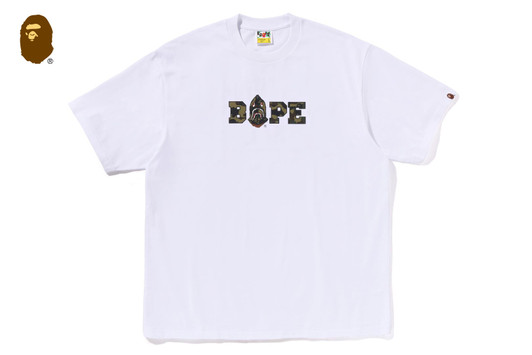 Picture No.1 of BAPE 1ST CAMO BAPE LOGO RELAXED FIT TEE 1L80-110-315