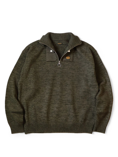 Picture No.1 of KAPITAL 8G Cotton Wool Nickel 4 Half Zip Sweater K2311KN155EK-1836KN