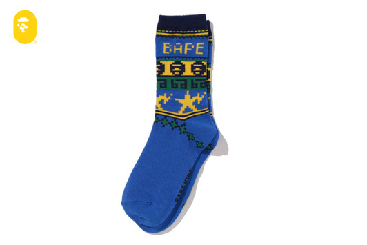 Picture No.1 of BAPE BAPE SOCKS 1L80-384-003
