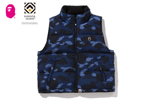 Picture No.1 of BAPE COLOR CAMO REVERSIBLE DOWN VEST 1L80-244-007