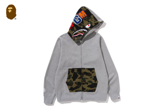 Picture No.1 of BAPE SHARK FULL ZIP HOODIE 1L70-115-005