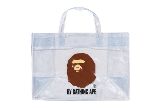 Picture No.1 of BAPE APE HEAD CLEAR BAG 1M30-189-007