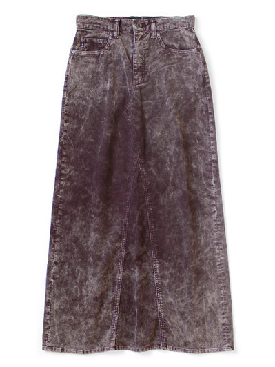 Picture No.1 of KAPITAL 14W Corduroy Pencil Skirt (Dirty Dyed) K2509SK089