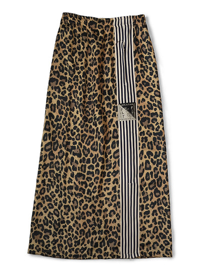 Picture No.1 of KAPITAL Smooth Jersey Leopard Print Stuntman & Woman Skirt EK-1845SK