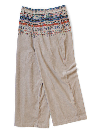 Picture No.1 of KAPITAL 14W Corduroy Tapered Pants (Town Craft Tribe Pattern) K2509LP072