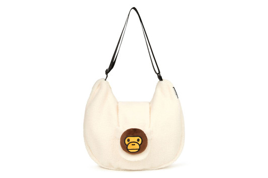 Picture No.1 of BAPE BABY MILO FAUX FUR LARGE TOTE BAG AL70-189-323