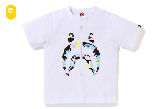 Picture No.1 of BAPE NEW MULTI CAMO SHARK TEE 1M30-310-053