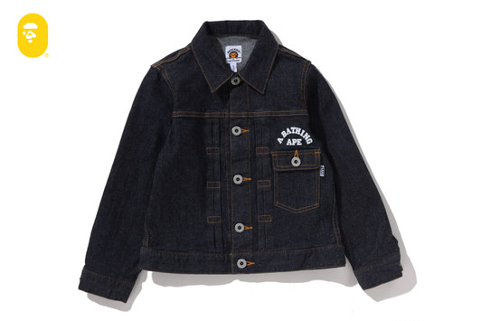 Picture No.1 of BAPE COLLEGE 10 OZ DENIM JACKET 1M30-340-002