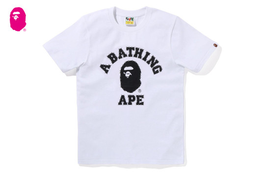 Picture No.1 of BAPE CRYSTAL STONE COLLEGE TEE 1M30-210-053