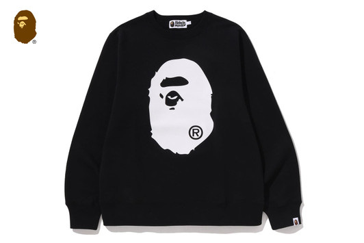 Picture No.1 of BAPE BIG APE HEAD CREWNECK SWEATSHIRT 1M30-113-006
