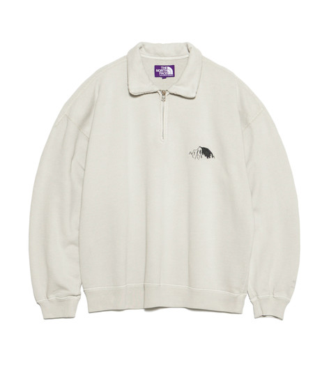 Picture No.1 of THE NORTH FACE PURPLE LABEL THE NORTH FACE Purple Label Garment Dyed Field Half Zip N26SH024 8543