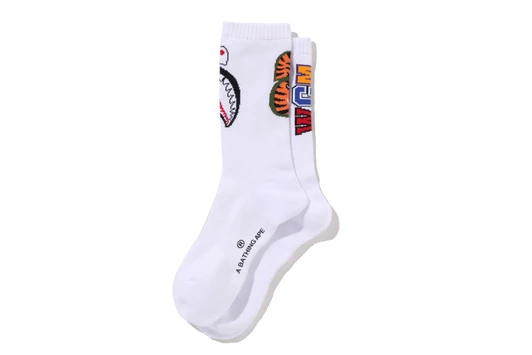 Picture No.1 of BAPE SHARK SOCKS 1M20-184-001