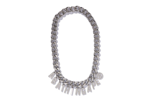 Picture No.1 of BAPE LINE CAMO DEBOSSED A BATHING APE CHAIN NECKLACE 1M30-182-301