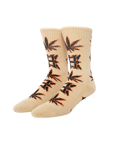 Picture No.1 of Evisen Skateboards HUF x EVISEN LOGO SOCK - BEIGE 9976849924410