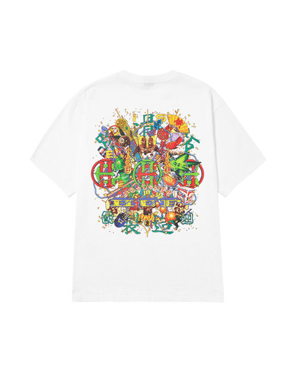 Picture No.1 of Evisen Skateboards HUF x EVISEN HUF ALLSTAR S/S TEE - WHITE 9976886657338