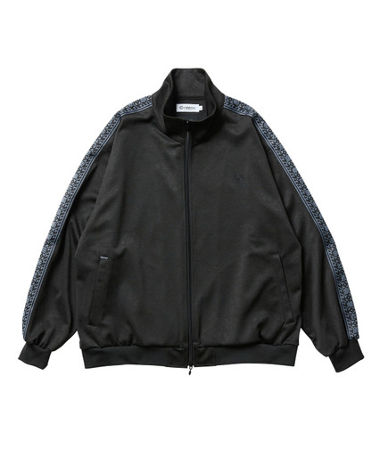 Picture No.1 of Evisen Skateboards DELUXE x EVISEN BOTANIC TRACKSUIT JKT - BLACK 10198102901050