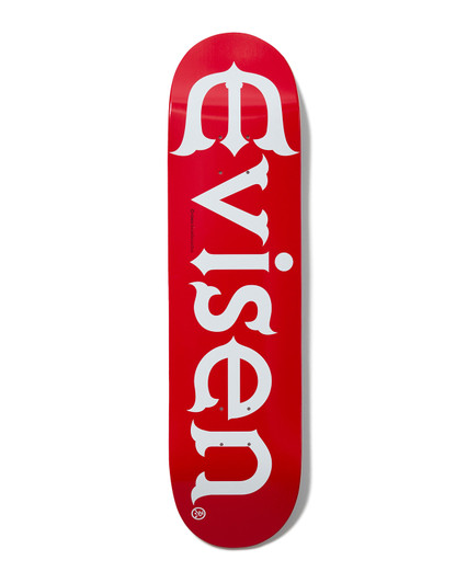 Picture No.1 of Evisen Skateboards EVI-LOGO RED 10062038499642