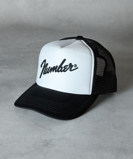 Picture No.1 of NUMBER (N)INE Number⑨ PRINTED MESH CAP / Number Nine Logo printed mesh cap BA2NA002