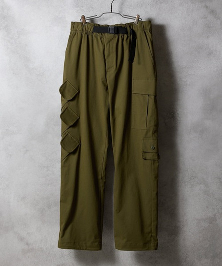 Picture No.1 of NUMBER (N)INE Multi-pocket Cargo Pants / Multi-pocket Buckle Belt Elastic Waist Cargo Pants F25NP002