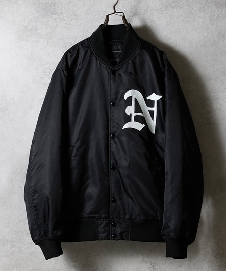 Picture No.1 of NUMBER (N)INE NYLON PRINTED STADIUM JACKET / Nylon printed stadium jacket F25NJ005
