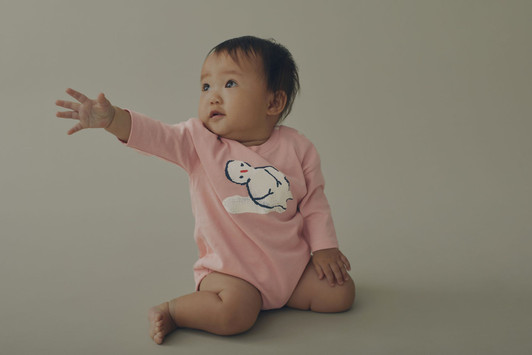 Picture No.1 of minä perhonen lumiukko Rompers 2023-24 a/w ABA8317P