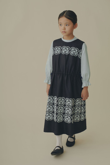 Picture No.1 of minä perhonen Blumen Sleeveless Dress 2024-25 a/w ACA3423P