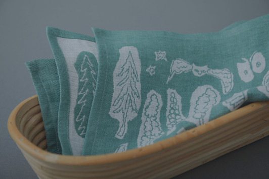 Picture No.1 of minä perhonen forest life Multi-linen Cloth ABA7422