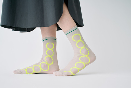 Picture No.1 of minä perhonen Tambourine socks 2026 s/s AES7812