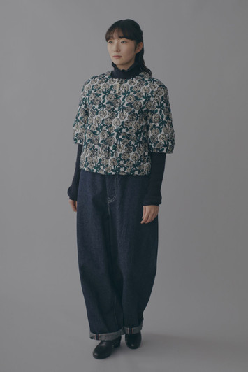 Picture No.1 of minä perhonen rosy Short Sleeve Down Jacket ACA2425