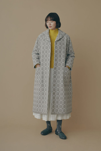 Picture No.1 of minä perhonen Tambourine Coat 2025-26 A/W ADA6811S