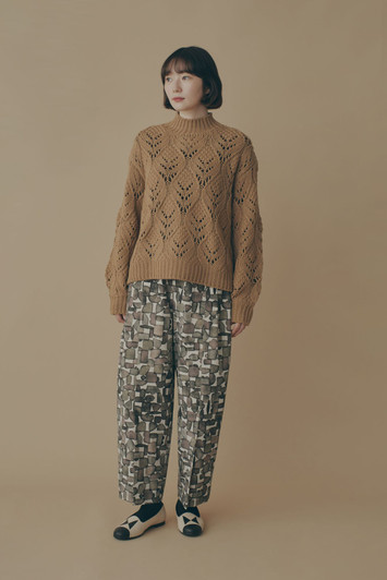 Picture No.1 of minä perhonen flow Knit Pullover 2025-26 a/w ADA8040