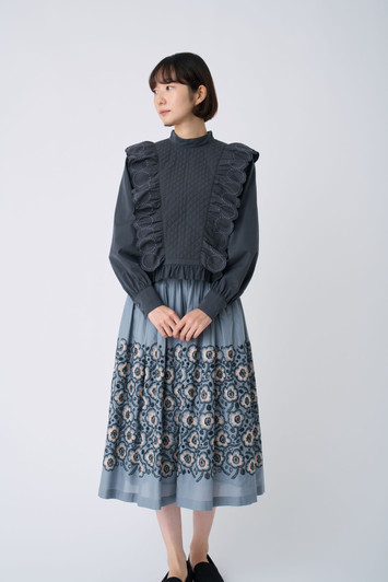 Picture No.1 of minä perhonen Tambourine Blouse 2026 s/s AES1435