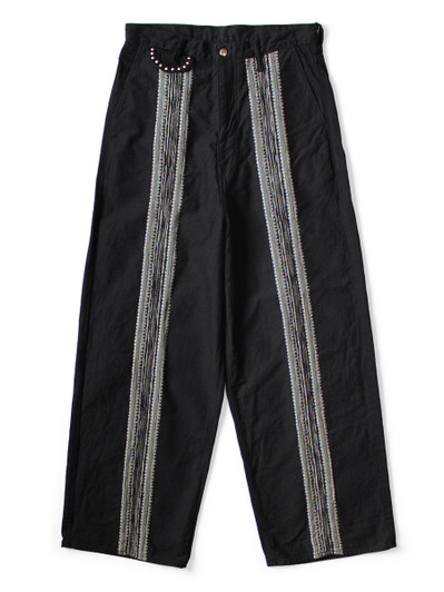Picture No.1 of KAPITAL 12Oz Arrow Pattern Jacquard Denim Port Baggy Pants K2510LP117