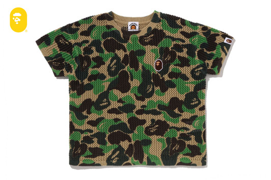 Picture No.1 of BAPE ABC CAMO CROCHET KNIT RELAXED FIT SWEATER 1M30-320-001