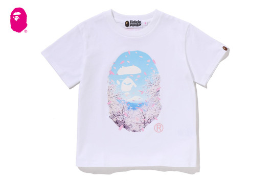 Picture No.1 of BAPE SAKURA PHOTO APE HEAD MINI TEE 1M20-209-001