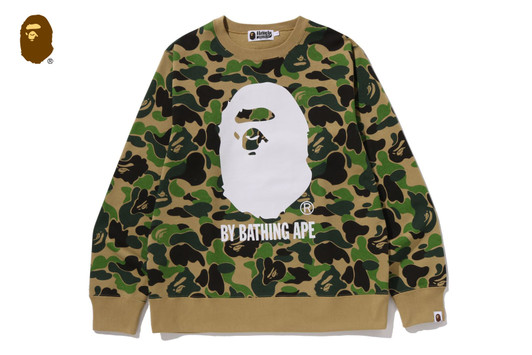 Picture No.1 of BAPE ABC CAMO BY BATHING APE CREWNECK SWEATSHIRT 1M30-113-010