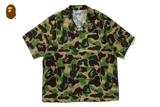 Picture No.1 of BAPE ABC CAMO OPEN COLLAR SS SHIRT 1M30-132-304